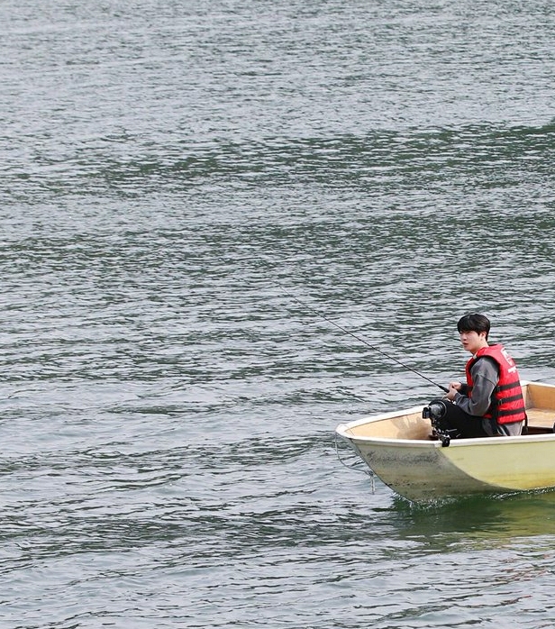 an eventful canoe ride fishing